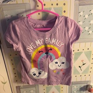 The Children's Place Purple 'Love My Family' T-Shirt